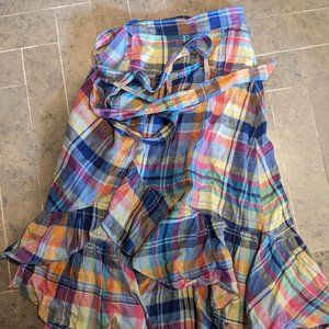 Women's Polo Ralph Lauren plaid skirt 0